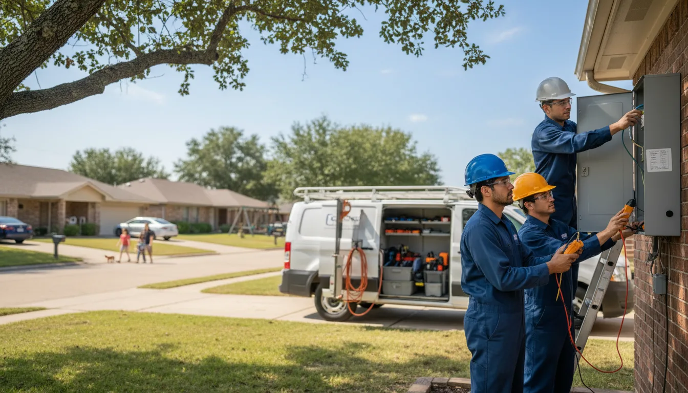Certified electrician providing emergency electrical services in Morley, MO